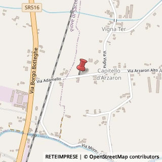 Mappa Via Vigna, 140, 35020 Arzergrande, Padova (Veneto)
