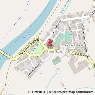 Mappa Via Trieste, 1, 37040 Bonavigo, Verona (Veneto)