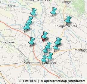 Mappa Via Ederle Carlo, 37040 Bonavigo VR, Italia (6.22389)