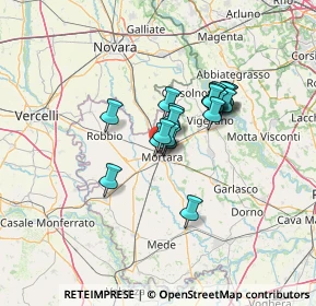 Mappa Via Emilia Bossi Gregotti, 27036 Mortara PV, Italia (9.162)