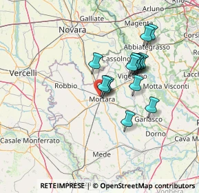 Mappa Via Emilia Bossi Gregotti, 27036 Mortara PV, Italia (11.14733)