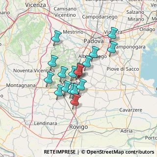 Mappa 35020 Pernumia PD, Italia (10.20529)