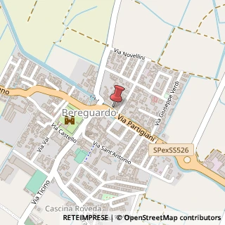 Mappa Via Partigiani, 62, 27021 Bereguardo, Pavia (Lombardia)