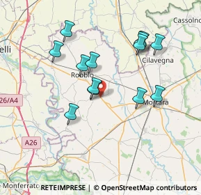 Mappa Castelnovetto, 27030 Castelnovetto PV, Italia (6.82231)