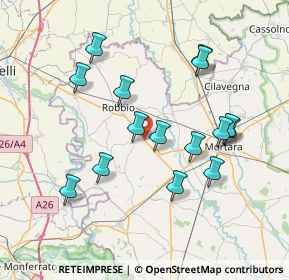 Mappa Castelnovetto, 27030 Castelnovetto PV, Italia (7.252)