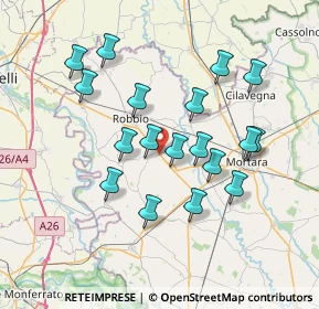 Mappa Castelnovetto, 27030 Castelnovetto PV, Italia (6.78056)