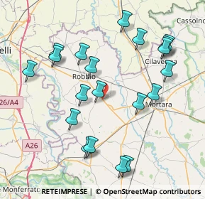 Mappa Castelnovetto, 27030 Castelnovetto PV, Italia (8.505)