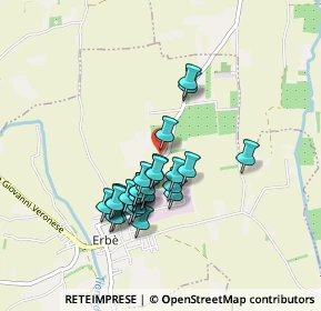 Mappa Via Canesella, 37060 Erbè VR, Italia (0.75357)