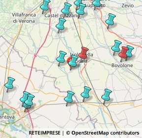 Mappa Via Canesella, 37060 Erbè VR, Italia (10.141)