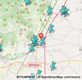 Mappa Via Piave, 35043 Monselice PD, Italia (6.014)