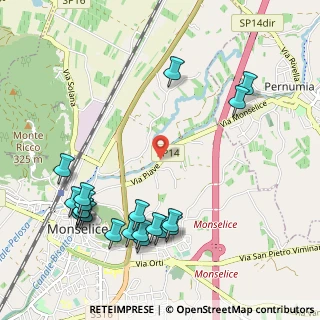 Mappa Via Piave, 35043 Monselice PD, Italia (1.272)