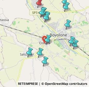 Mappa Crosare, 37051 Bovolone VR, Italia (2.19857)