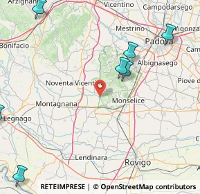 Mappa Via Banze, 35030 Baone PD, Italia (34.08875)