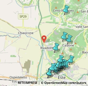 Mappa Via Banze, 35030 Baone PD, Italia (2.648)