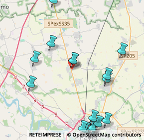 Mappa Via Alzaia Pavese, 27012 Certosa di Pavia PV, Italia (5.6665)