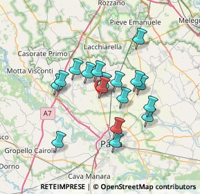 Mappa Via Alzaia Pavese, 27012 Certosa di Pavia PV, Italia (5.57529)