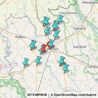 Mappa Via Galileo Galilei, 27036 Mortara PV, Italia (6.41412)