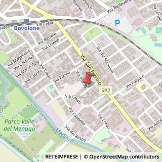 Mappa Via Gelindo Scevaroli, 10, 37051 Bovolone, Verona (Veneto)