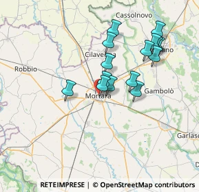 Mappa Corso Camillo Benso Cavour, 27036 Mortara PV, Italia (6.444)