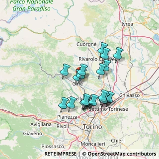 Mappa Strada Vauda Canavese, 10070 San Carlo Canavese TO, Italia (11.7635)