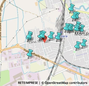 Mappa Corso Torino, 27036 Mortara PV, Italia (0.5255)