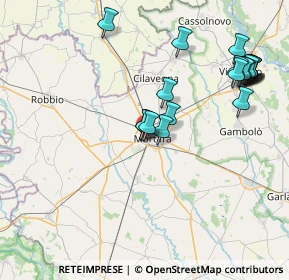 Mappa Corso Torino, 27036 Mortara PV, Italia (8.5625)