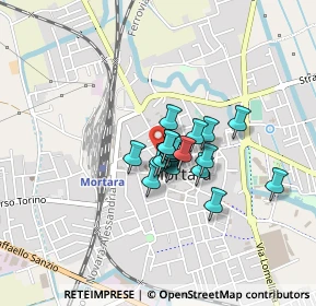 Mappa Via XX Settembre, 27036 Mortara PV, Italia (0.24421)