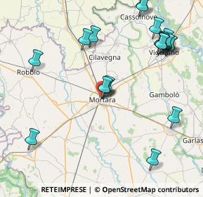 Mappa Via XX Settembre, 27036 Mortara PV, Italia (9.826)