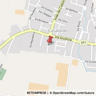 Mappa Via Europa Unita, 23, 46040 Casaloldo, Mantova (Lombardia)