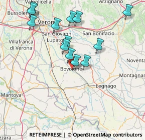 Mappa Via Leonello Lovato, 37051 Bovolone VR, Italia (15.81231)