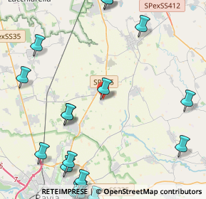 Mappa Via delle Betulle, 27010 Bornasco PV, Italia (6.4115)