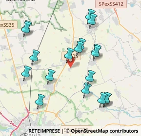 Mappa Via delle Betulle, 27010 Bornasco PV, Italia (4.08278)