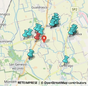 Mappa Via delle Betulle, 27010 Bornasco PV, Italia (1.746)