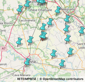 Mappa Via delle Betulle, 27010 Bornasco PV, Italia (9.176)