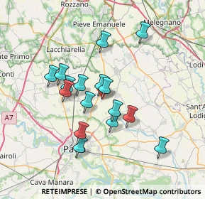 Mappa Via delle Betulle, 27010 Bornasco PV, Italia (6.0975)