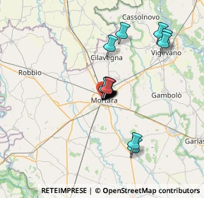 Mappa Via De Parenti, 27036 Mortara PV, Italia (4.4725)