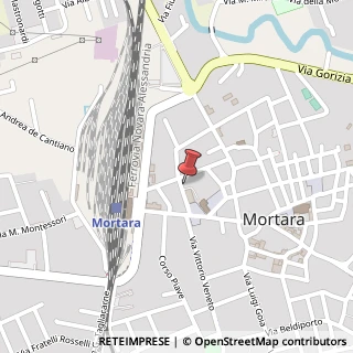 Mappa Via Luigi Belluschi, 10, 27036 Mortara, Pavia (Lombardia)