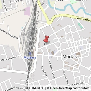 Mappa Via Deparenti, 1, 27036 Mortara, Pavia (Lombardia)