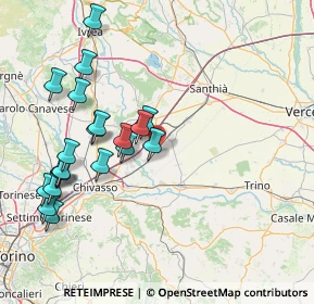 Mappa Via della Stazione, 13040 Saluggia VC, Italia (16.966)