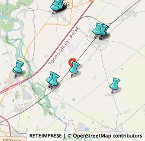 Mappa Via della Stazione, 13040 Saluggia VC, Italia (5.1265)