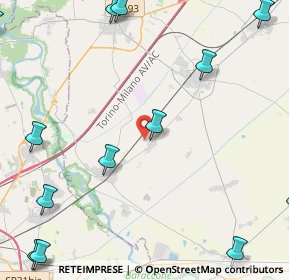 Mappa Via della Stazione, 13040 Saluggia VC, Italia (6.76538)