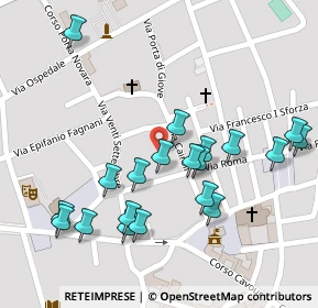 Mappa Via Cesare Bressa, 27036 Mortara PV, Italia (0.1295)