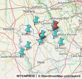 Mappa Via Epifanio Fagnani, 27036 Mortara PV, Italia (10.33462)