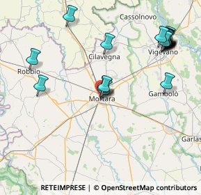 Mappa Via Epifanio Fagnani, 27036 Mortara PV, Italia (9.7235)