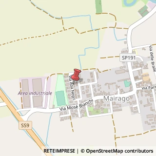 Mappa Via A. Negri, 13, 26825 Mairago, Lodi (Lombardia)