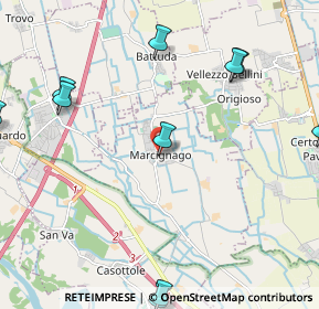 Mappa 27020 Marcignago PV, Italia (2.96273)