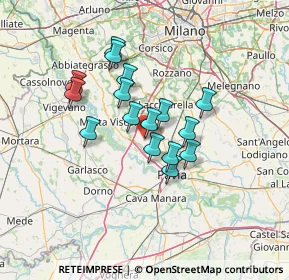 Mappa 27020 Marcignago PV, Italia (10.37625)