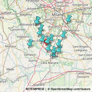 Mappa Via Enrico Sacchi, 27020 Marcignago PV, Italia (10.216)