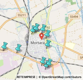 Mappa 20127 Mortara PV, Italia (0.87364)