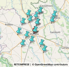 Mappa 20127 Mortara PV, Italia (6.25)
